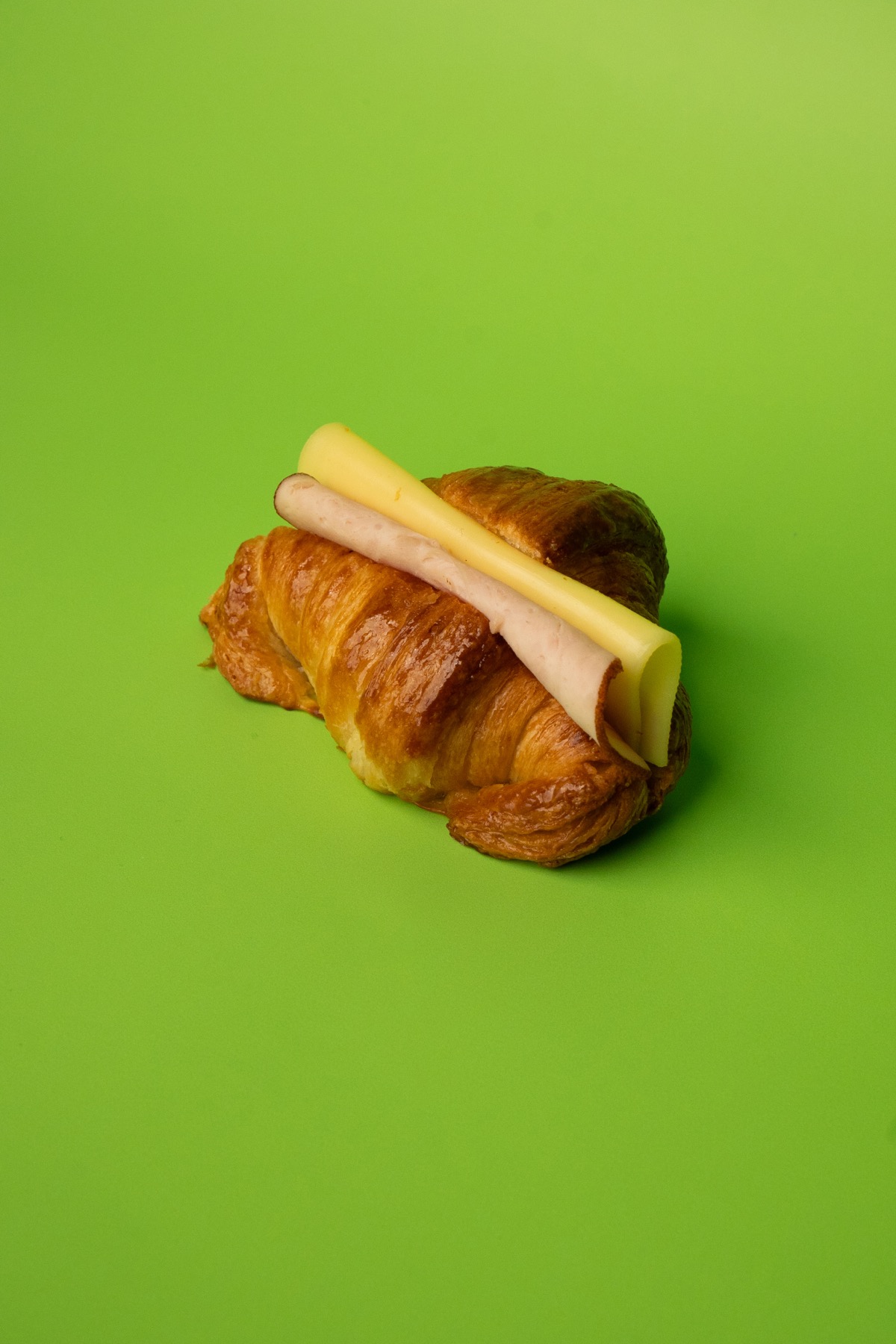 Turkey and cheese medialuna